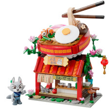 Конструктор Pantasy Kung Fu Panda Міні Вид на вулицю Раменна крамниця Чжена 359 елементів (86506)