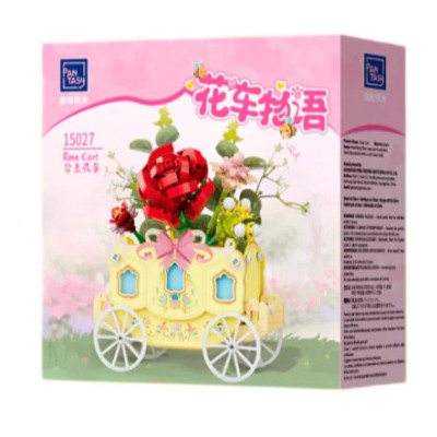 Конструктор Pantasy Original Flower Cart Кошик із трояндами 264 елементи (15027) Конструктор Pantasy Original Flower Cart Кошик із трояндами 264 елементи (15027)