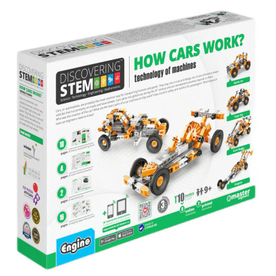 Конструктор Engino STEM Як працюють автомобілі? 10 в 1 (STEM23) Конструктор Engino STEM Як працюють автомобілі? 10 в 1 (STEM23)
