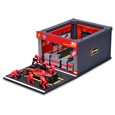 Ігровий набір B​burago Pit Pass Ferrari SF-24 1:43 (18-36862 (#16)) в Черкассах