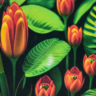 Алмазна картина Strateg Екзотика квітів 30 х 30 см (4823113868970/5HEE16338)