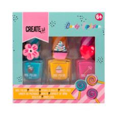 ​Набір лаків для нігтів Create It! Candy з колечками зелений (84807/2)