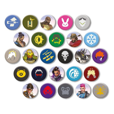 Набір значків Jinx Overwatch buttons N/A multicolor в асортименті (JINX-7327) в Полтаве