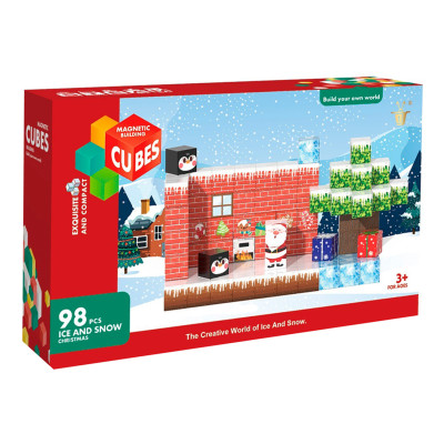 Конструктор My World Магнітні блоки Різдво 98 деталей (CJ-4545573)
