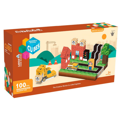 Конструктор My World Магнітні блоки Місто 100 деталей (CJ-4515482) Конструктор My World Магнітні блоки Місто 100 деталей (CJ-4515482)