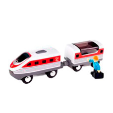 Ігровий набір Hape Поїзд Інтерсіті на батарейках (E3774)