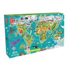 Пазл Hape Карта світу 100 елементів (E1626)