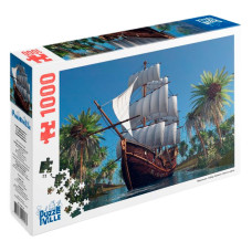 Пазл Puzzleville Вітрильник на сході сонця 1000 елементів (PZL1000_7)
