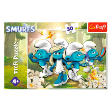 Пазл Trefl Пригоди смурфіків 30 елементів (18317)
