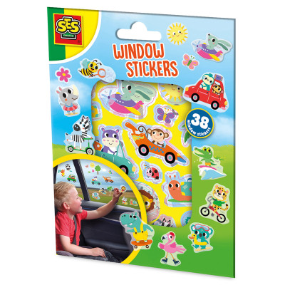Набір наліпок на вікна Ses Creative Веселі тварини (02306S)