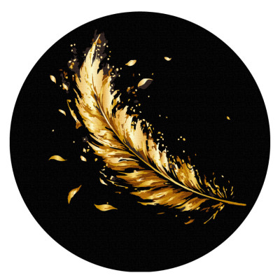 Картина за номерами Brushme Пір'я 30 см (RCB00112M)