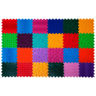 Масажний килимок Ortek Пазли 24 елемента (11273) в Киеве