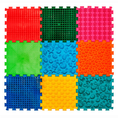 Масажний килимок Ortek Морський Пазли 9 елементів (11048) в Киеве