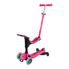 Самокат Globber Go up sporty lights фуксія (456-610)