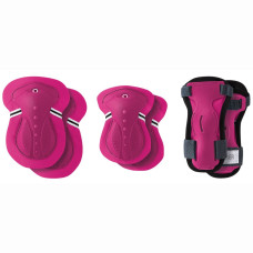 Комплект захисний Globber XS фуксія/темно-рожевий (541-310)