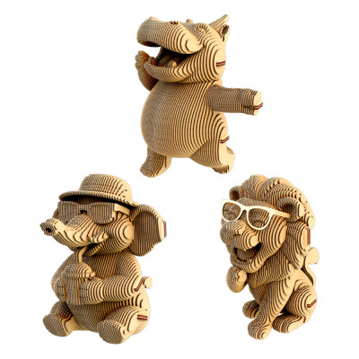 3D пазл Cartonic Safari trio (CARTTRIOSAF) 3D пазл Cartonic Safari trio (CARTTRIOSAF)