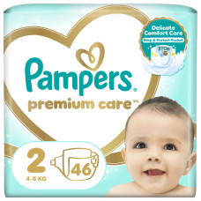Підгузки Pampers Premium care Mini 4-8 кг 46 шт (8001841104799)