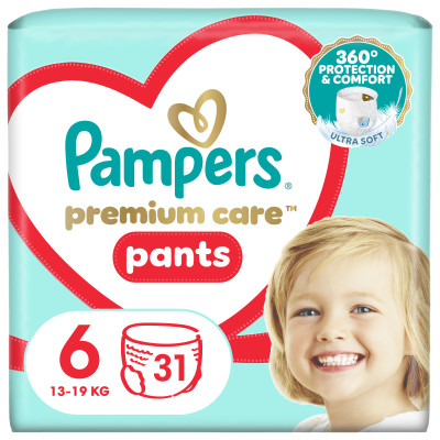 Підгузки-трусики Pampers Premium care Giant 13-19 кг 31 шт (8001090759917) в Запорожье Підгузки-трусики Pampers Premium care Giant 13-19 кг 31 шт (8001090759917) в Запорожье