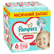 Підгузки-трусики Pampers Premium care Giant 13-19 кг 93 шт (8006540491010)