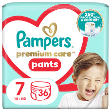 Підгузки-трусики Pampers Premium care Giant Plus 17+ кг 36 шт (8700216339001)