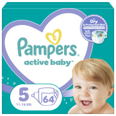 Підгузки Pampers Active Baby Giant Junior 12-17 кг 64 шт (8001090949974)