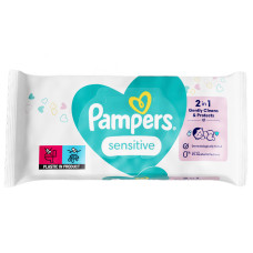 Вологі серветки Pampers Sensitive 80 шт (8001841063188)