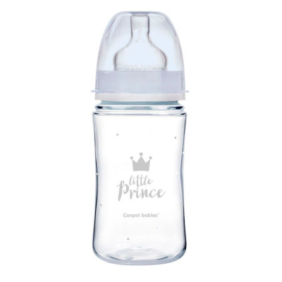 Пляшечка Canpol Easystart Royal baby синя (35/234_blu) в Чернигове Пляшечка Canpol Easystart Royal baby синя (35/234_blu) в Чернигове