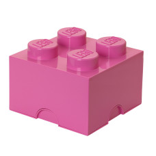 Бокс для зберігання LEGO Lifestyle Цеглинка 4 яскраво-рожевий (40031739)