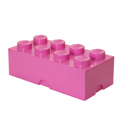Бокс для зберігання LEGO Lifestyle Цеглинка 8 яскраво-рожевий (40041739)