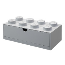 Настільний органайзер LEGO Lifestyle Цеглинка 8 сірий (40211740)