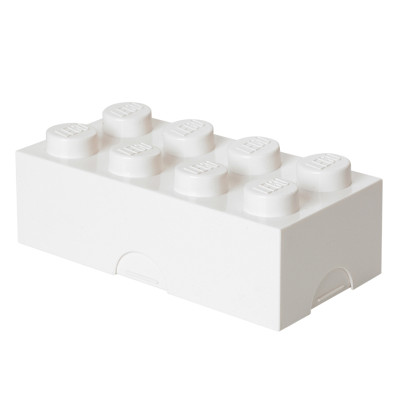 Бокс для зберігання LEGO Lifestyle Цеглинка Classic 8 білий (40231735)