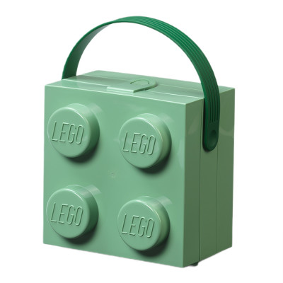 Бокс для зберігання з ручкою LEGO Lifestyle Цеглинка хакі (40240005) Бокс для зберігання з ручкою LEGO Lifestyle Цеглинка хакі (40240005)