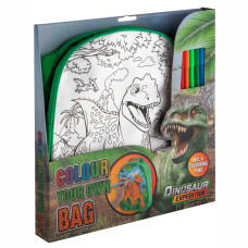 Рюкзак-розмальовка Moxy Dinosaur Expedition з фломастерами (990192)
