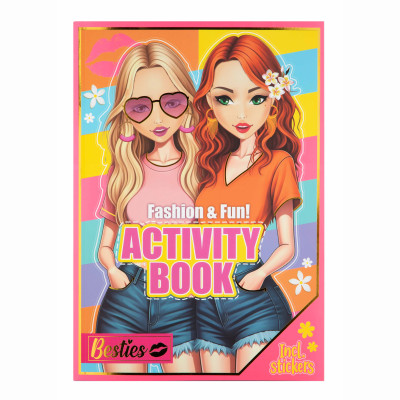 Набір для творчості Besties Мода та розваги з наліпками (990201) Набір для творчості Besties Мода та розваги з наліпками (990201)