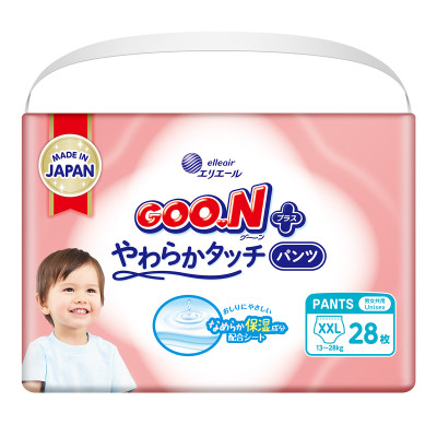 Трусики-підгузки Goo.N Plus ХXL (13-25 кг) 28 штук (21001513) Трусики-підгузки Goo.N Plus ХXL (13-25 кг) 28 штук (21001513)