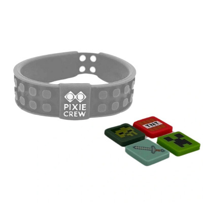 Набір Pixie Crew Браслет Майнкрафт 4 мульти-пікселі сірий (PXX-02-27-1) в Виннице Набір Pixie Crew Браслет Майнкрафт 4 мульти-пікселі сірий (PXX-02-27-1) в Виннице
