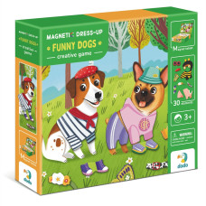 Магнітна гра DoDo Одягалка Кумедні пси (200278)