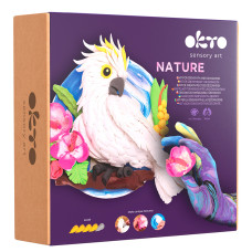​Набір для творчості OKTO 3D картина Природа Какаду (20044)