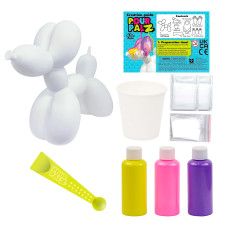 Набір для творчості Pour Palz Флюїд Арт Balloon Dog Блиск та мерехтіння (GS-G22188)