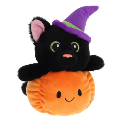 М'яка іграшка Keel toys Keeleco Halloween Гарбузові звірі Котик 14 см (EH3884/1) в Чернигове
