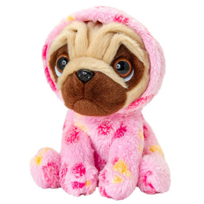 М'яка іграшка Keel toys Мопс в рожевому 14 см (SF0531/3)