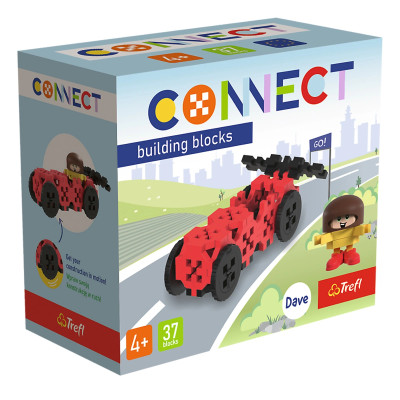 Конструктор Trefl Connect Гоночна машина 37 елементів (62045)