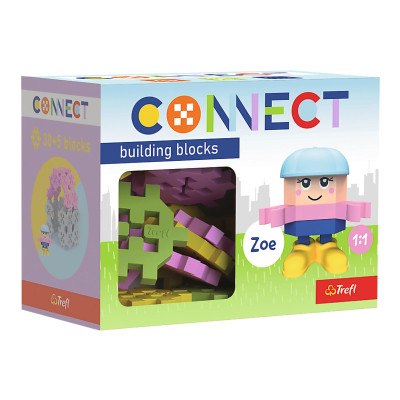 Конструктор Trefl Connect з ігровою фігуркою Zoe 35 елементів (61980)