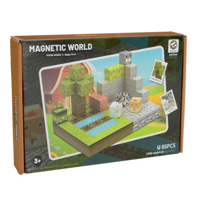 Магнітний конструктор Країна Іграшок 86 деталей (Z014A)