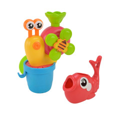 ​Іграшка для ванни Країна Іграшок Равлик у горщику помаранчево-зелений (2610/1)