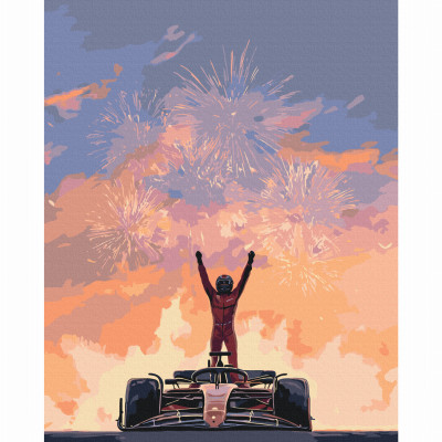 Картина за номерами Brushme Червоний лідер (BS54512) в Черкассах Картина за номерами Brushme Червоний лідер (BS54512) в Черкассах