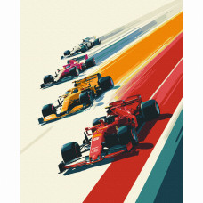 Картина за номерами Brushme Погоня за перемогою (BS54510)