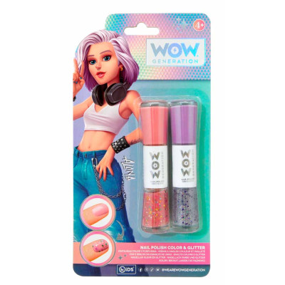 Лак для нігтів Kids Licensing Пастель та глітер в асортименті (WOW00013)