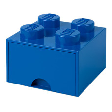 Висувний ящик для зберігання LEGO Lifestyle Цеглинка 4 синій (40051731)