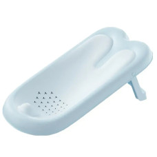 ​Гірка для купання натяжна в ванночку Babyhood Зайчик блакитна (BH-219B)